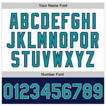 Charger l'image dans la galerie, Custom White Teal Gray-Navy Bomber Varsity Letterman Two Tone Zipper Jacket