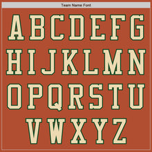Load image into Gallery viewer, Custom Texas Orange Green-Cream Bomber Varsity Letterman Two Tone Zipper Jacket