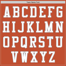 Load image into Gallery viewer, Custom Texas Orange White-Gray Bomber Varsity Letterman Two Tone Zipper Jacket