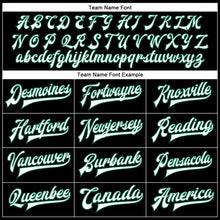 Load image into Gallery viewer, Custom Black White-Kelly Green Bomber Full-Snap Varsity Faux Leather Letterman Jacket