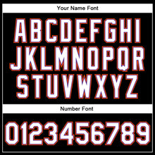 Загрузить изображение в средство просмотра галереи, Custom Black White-Purple Bomber Full-Snap Varsity Faux Leather Letterman Jacket