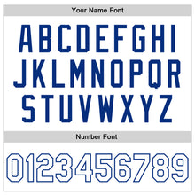 Laden Sie das Bild in den Galerie-Viewer, Custom White White-Royal Bomber Full-Snap Varsity Faux Leather Letterman Jacket