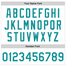 Laden Sie das Bild in den Galerie-Viewer, Custom White Teal Bomber Full-Snap Varsity Faux Leather Letterman Jacket