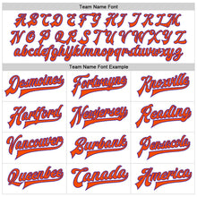 Laden Sie das Bild in den Galerie-Viewer, Custom White Orange-Purple Bomber Full-Snap Varsity Faux Leather Letterman Jacket