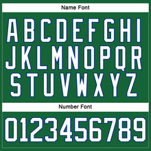 Load image into Gallery viewer, Custom Kelly Green White-Royal Hockey Lace Neck Jersey