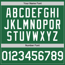 Load image into Gallery viewer, Custom Kelly Green White Mesh Authentic Throwback Baseball Jersey