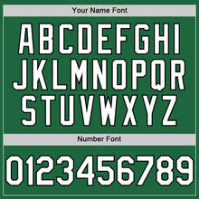 Load image into Gallery viewer, Custom Kelly Green White-Black Mesh Authentic Throwback Baseball Jersey