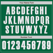 Load image into Gallery viewer, Custom Kelly Green White-Gray Authentic Baseball Jersey