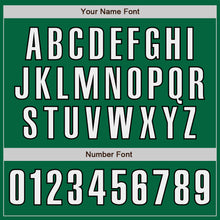 Laden Sie das Bild in den Galerie-Viewer, Custom Kelly Green White-Black Authentic Baseball Jersey