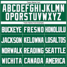 Load image into Gallery viewer, Custom Kelly Green White-Gray Mesh Authentic Throwback Baseball Jersey