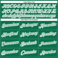 Charger l'image dans la galerie, Custom Stitched Kelly Green White Sports Pullover Sweatshirt Hoodie