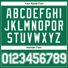 Charger l'image dans la galerie, Custom Stitched Kelly Green White Sports Pullover Sweatshirt Hoodie