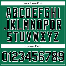 Load image into Gallery viewer, Custom Stitched Kelly Green Black-White Sports Pullover Sweatshirt Hoodie