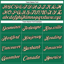 Load image into Gallery viewer, Custom Stitched Kelly Green Cream-Black Sports Pullover Sweatshirt Hoodie