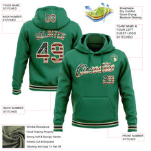 Laden Sie das Bild in den Galerie-Viewer, Custom Stitched Kelly Green Vintage USA Flag-Cream Sports Pullover Sweatshirt Hoodie
