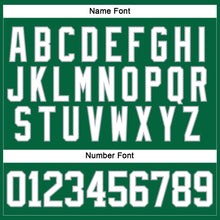 Load image into Gallery viewer, Custom Kelly Green White-Gray Hockey Lace Neck Jersey