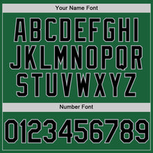 Laden Sie das Bild in den Galerie-Viewer, Custom Kelly Green Black-Gray Authentic Throwback Baseball Jersey