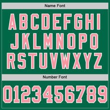 Загрузить изображение в средство просмотра галереи, Custom Kelly Green Medium Pink-White Mesh Authentic Football Jersey