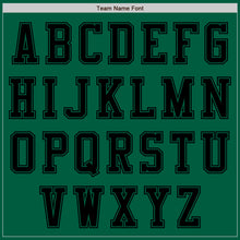 Загрузить изображение в средство просмотра галереи, Custom Kelly Green Black Authentic Baseball Jersey