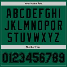 Загрузить изображение в средство просмотра галереи, Custom Kelly Green Black Authentic Baseball Jersey