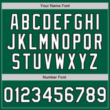 Загрузить изображение в средство просмотра галереи, Custom Kelly Green White-Black Authentic Baseball Jersey