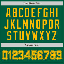 Загрузить изображение в средство просмотра галереи, Custom Kelly Green Gold Authentic Baseball Jersey