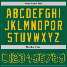 Загрузить изображение в средство просмотра галереи, Custom Kelly Green Gold Authentic Baseball Jersey