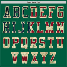 Загрузить изображение в средство просмотра галереи, Custom Kelly Green Vintage USA Flag-Cream Authentic Baseball Jersey