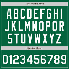 Загрузить изображение в средство просмотра галереи, Custom Kelly Green White-Yellow Authentic Baseball Jersey