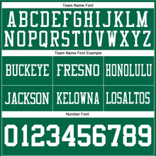 Charger l'image dans la galerie, Custom Kelly Green White Authentic Football Jersey