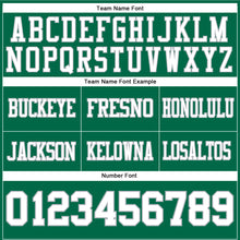 Загрузить изображение в средство просмотра галереи, Custom Kelly Green White-Gray Authentic Football Jersey