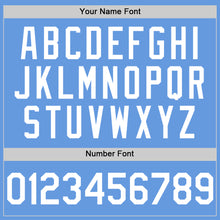 Load image into Gallery viewer, Custom Light Blue White Mesh Authentic Throwback Baseball Jersey