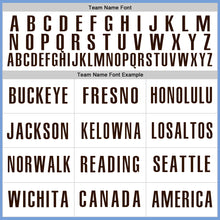 Charger l'image dans la galerie, Custom Light Blue Brown-White Authentic Baseball Jersey