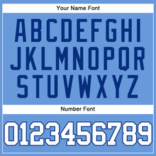 Load image into Gallery viewer, Custom Light Blue White-Royal Mesh Authentic Throwback Baseball Jersey