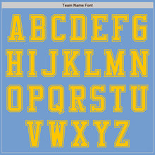 Laden Sie das Bild in den Galerie-Viewer, Custom Light Blue Yellow Authentic Baseball Jersey