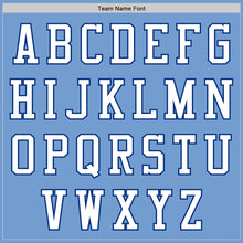 Laden Sie das Bild in den Galerie-Viewer, Custom Light Blue White-Royal Authentic Baseball Jersey