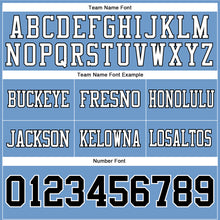 Загрузить изображение в средство просмотра галереи, Custom Light Blue Navy-White Authentic Football Jersey