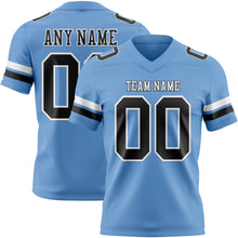 Загрузить изображение в средство просмотра галереи, Custom Light Blue Navy-White Authentic Football Jersey