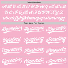 Laden Sie das Bild in den Galerie-Viewer, Custom Light Pink White Authentic Baseball Jersey