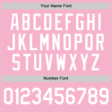 Laden Sie das Bild in den Galerie-Viewer, Custom Light Pink White Authentic Baseball Jersey