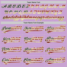 Load image into Gallery viewer, Custom Light Purple Vintage USA Flag-Cream Authentic Baseball Jersey