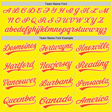 Загрузить изображение в средство просмотра галереи, Custom Light Yellow Orange-White Authentic Baseball Jersey