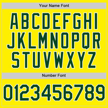 Laden Sie das Bild in den Galerie-Viewer, Custom Light Yellow Green-White Authentic Baseball Jersey