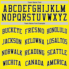 Load image into Gallery viewer, Custom Light Yellow Black-White Authentic Basketball Jersey