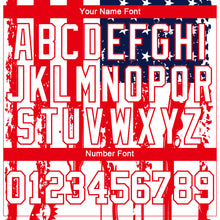 Laden Sie das Bild in den Galerie-Viewer, Custom White Fire Red-Royal 3D Hunting Tool American Flag Long Sleeve Performance T-Shirt