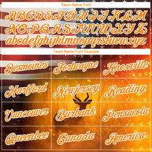 Laden Sie das Bild in den Galerie-Viewer, Custom Bay Orange White 3D Animal Deer Hunting American Flag Long Sleeve Performance T-Shirt