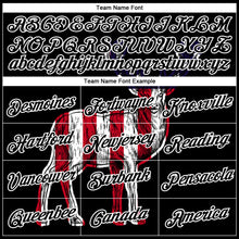 Laden Sie das Bild in den Galerie-Viewer, Custom Black White 3D Animal Deer Hunting American Flag Long Sleeve Performance T-Shirt