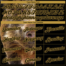 Laden Sie das Bild in den Galerie-Viewer, Custom Black Old Gold 3D Animal Boar Hunting Long Sleeve Performance T-Shirt