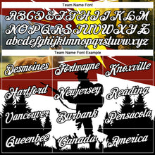 Laden Sie das Bild in den Galerie-Viewer, Custom Black White 3D Animal Deer Hunting Tool Gun Hunter Long Sleeve Performance T-Shirt