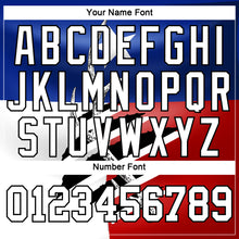 Laden Sie das Bild in den Galerie-Viewer, Custom Royal Red-Black 3D Animal Deer Hunting Texas Flag Long Sleeve Performance T-Shirt